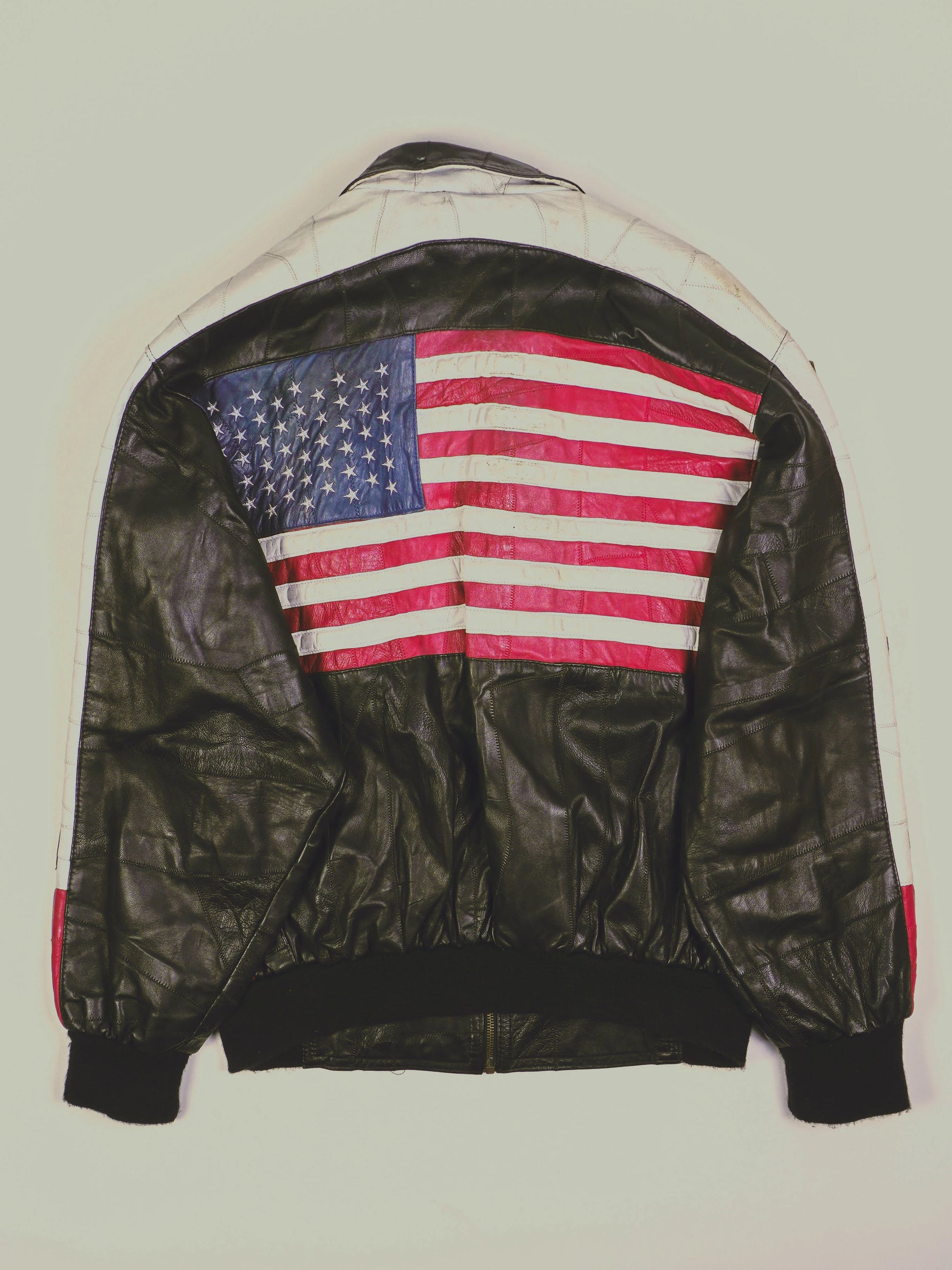 Vintage USA Lederjacke (L)