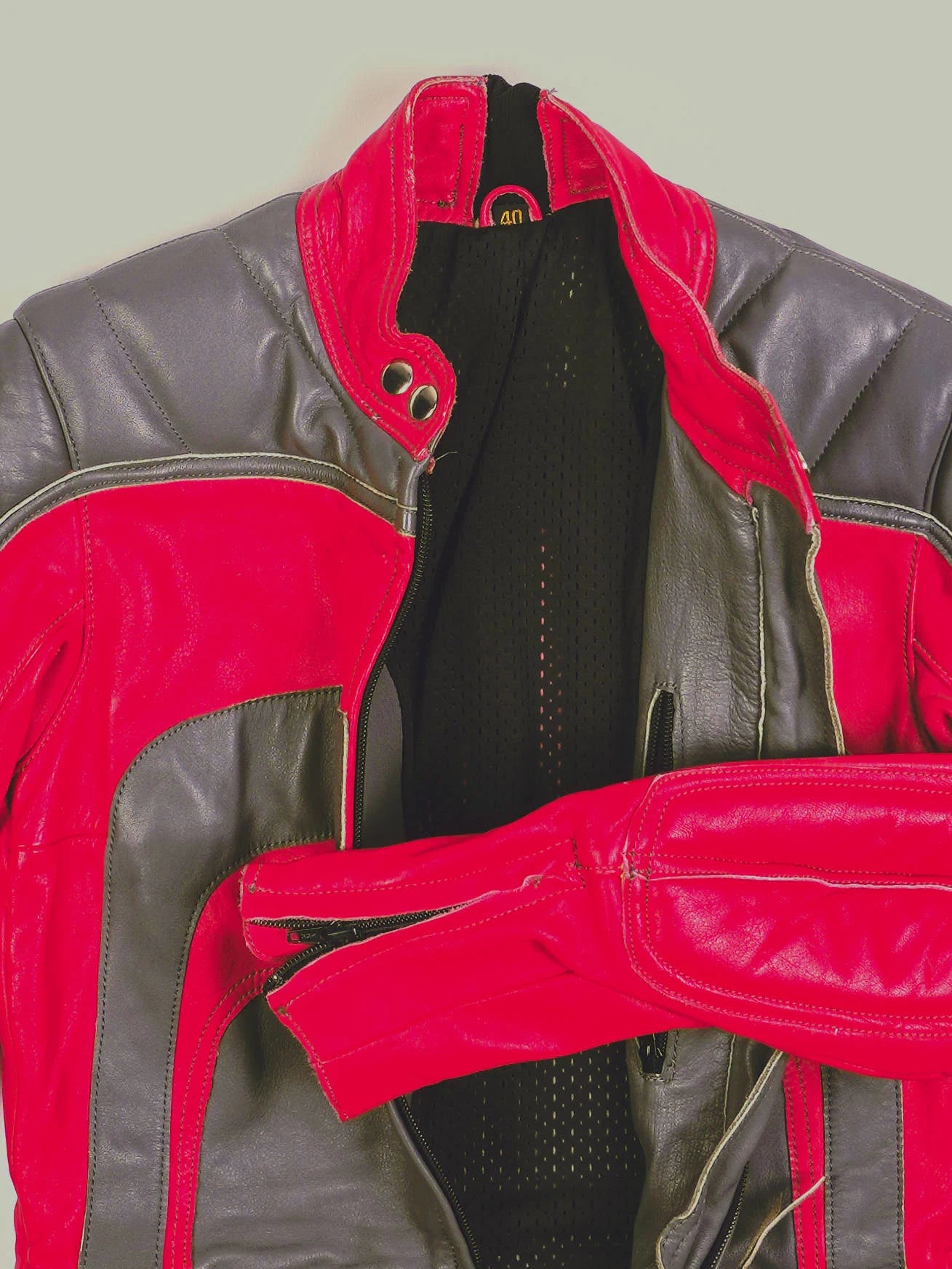 Vintage Lederjacke (XS)