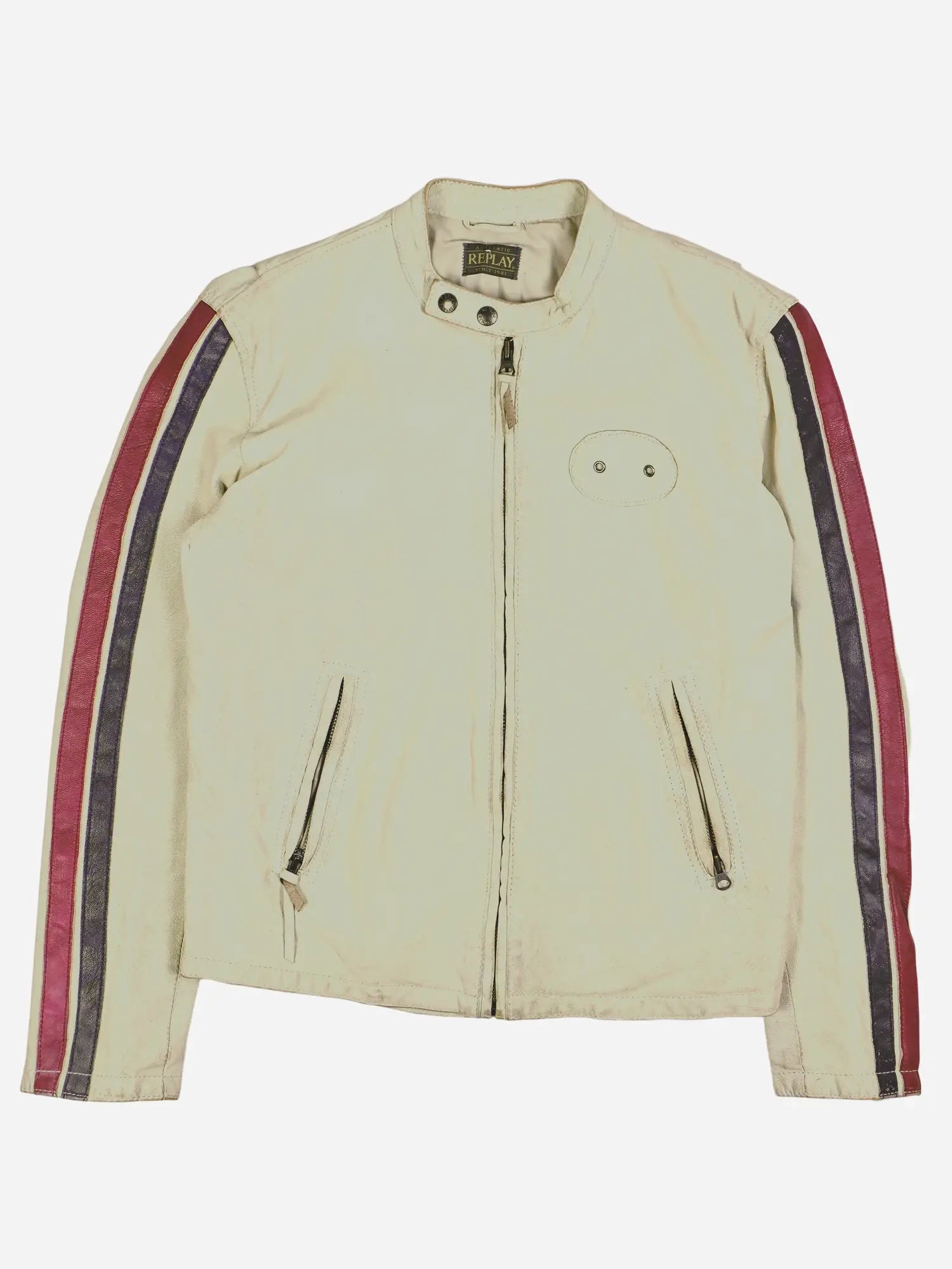 Vintage Replay Lederjacke (S)