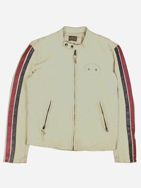 Vintage Replay Lederjacke (S)