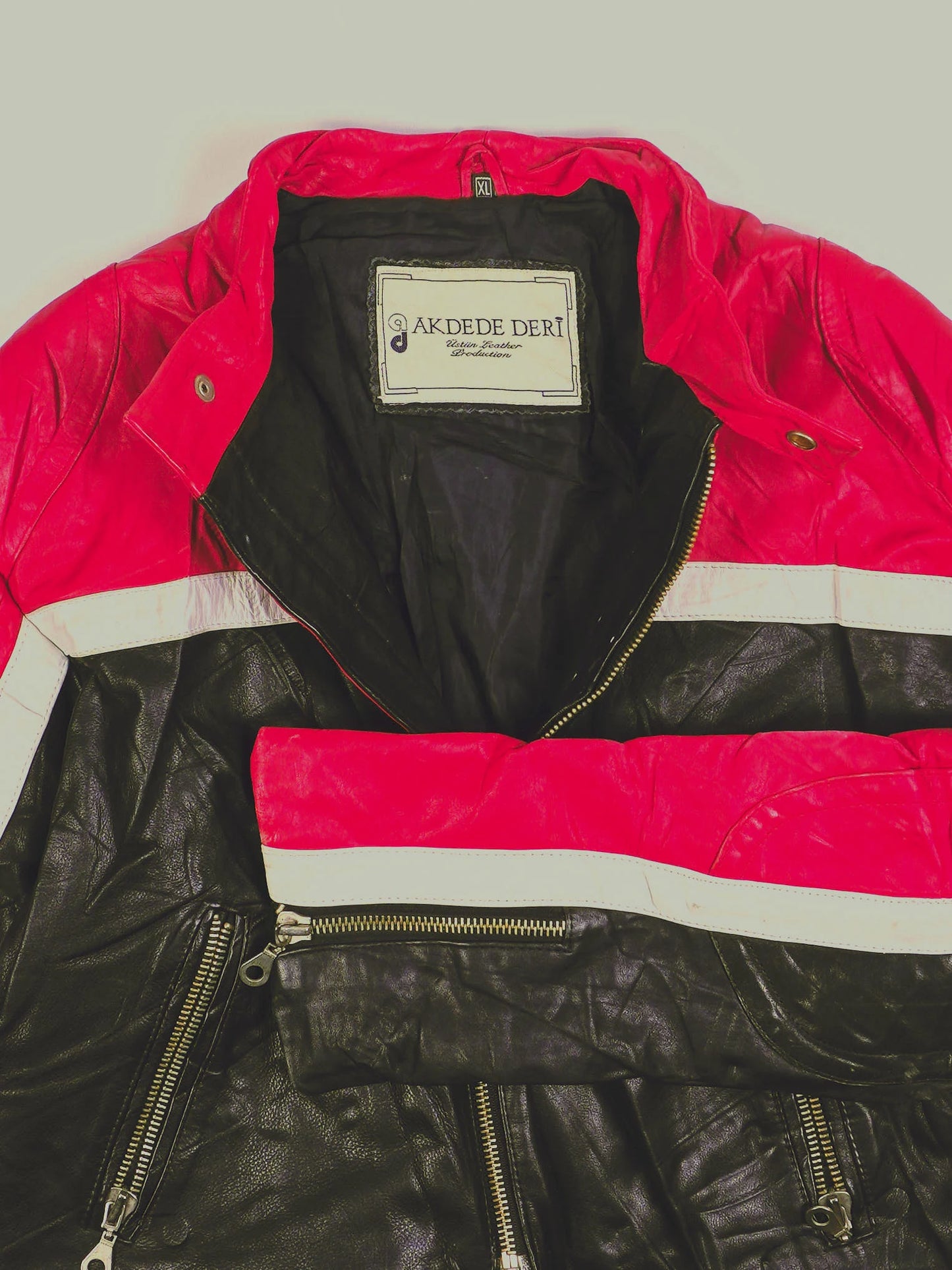 Vintage Lederjacke (M)