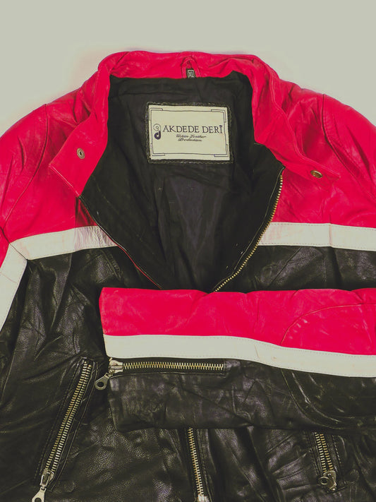 Vintage Lederjacke (M)