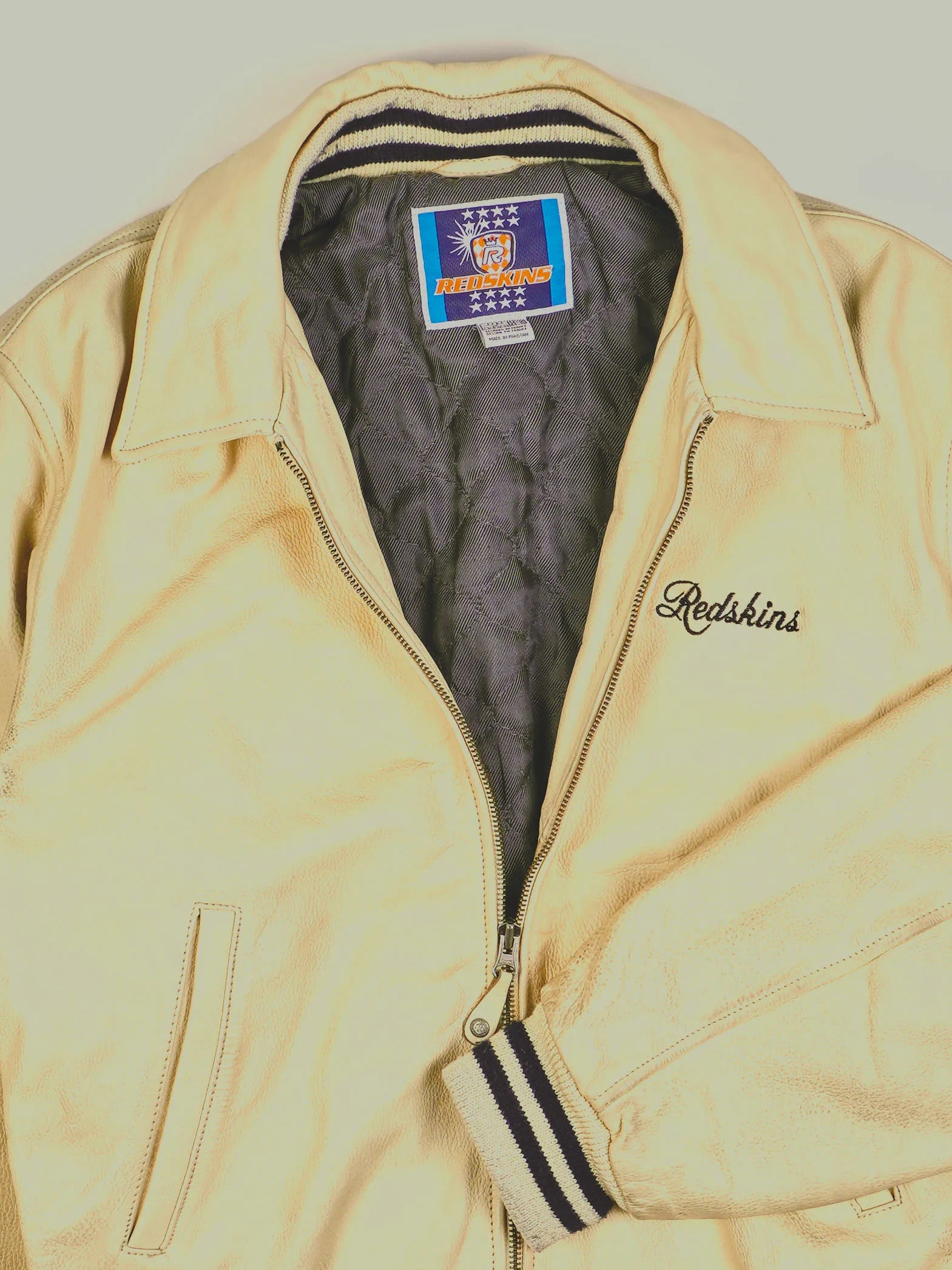 Vintage Redskins Lederjacke (L)