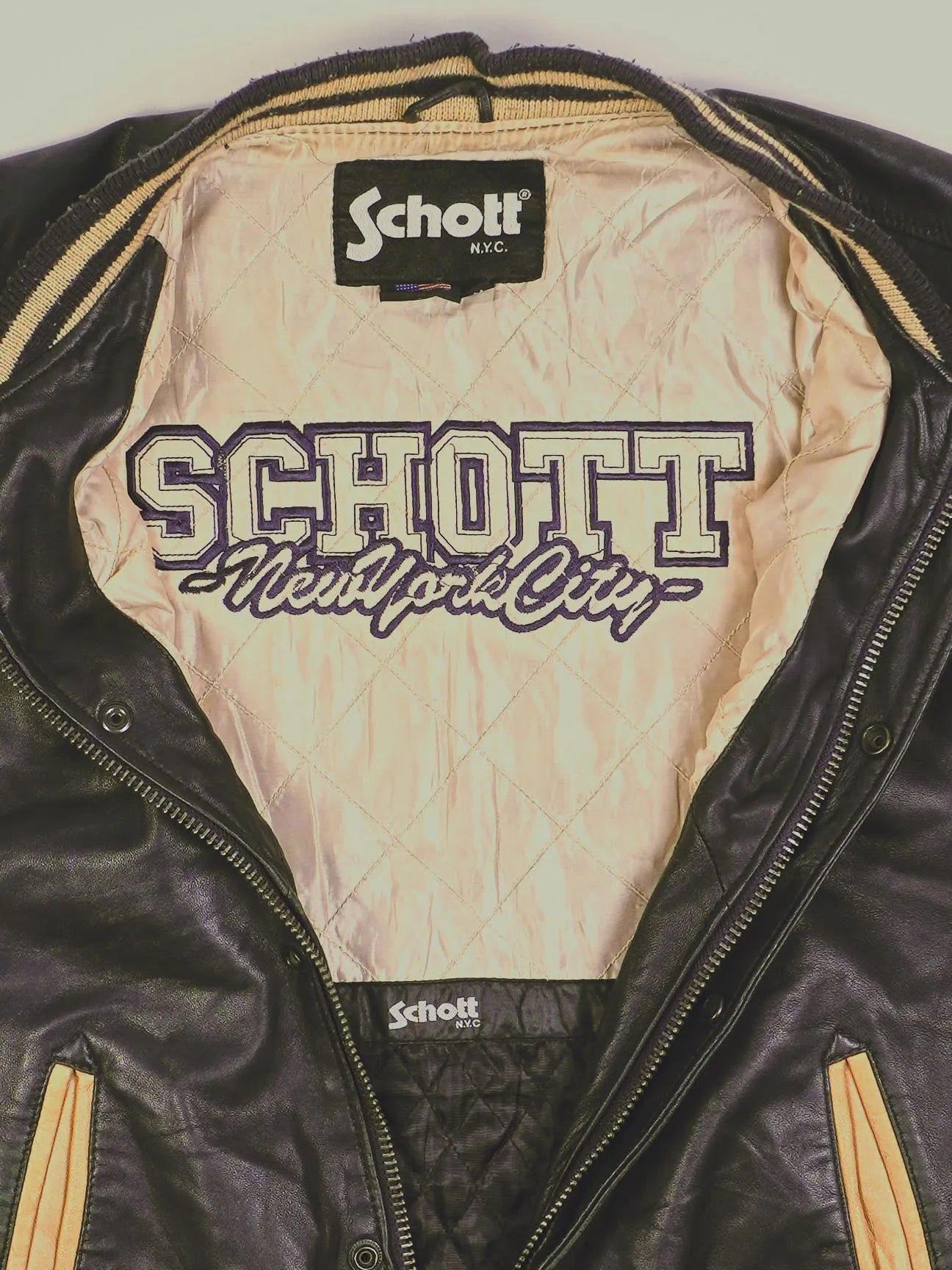 Schott Schott NYC Lederjacke (L)