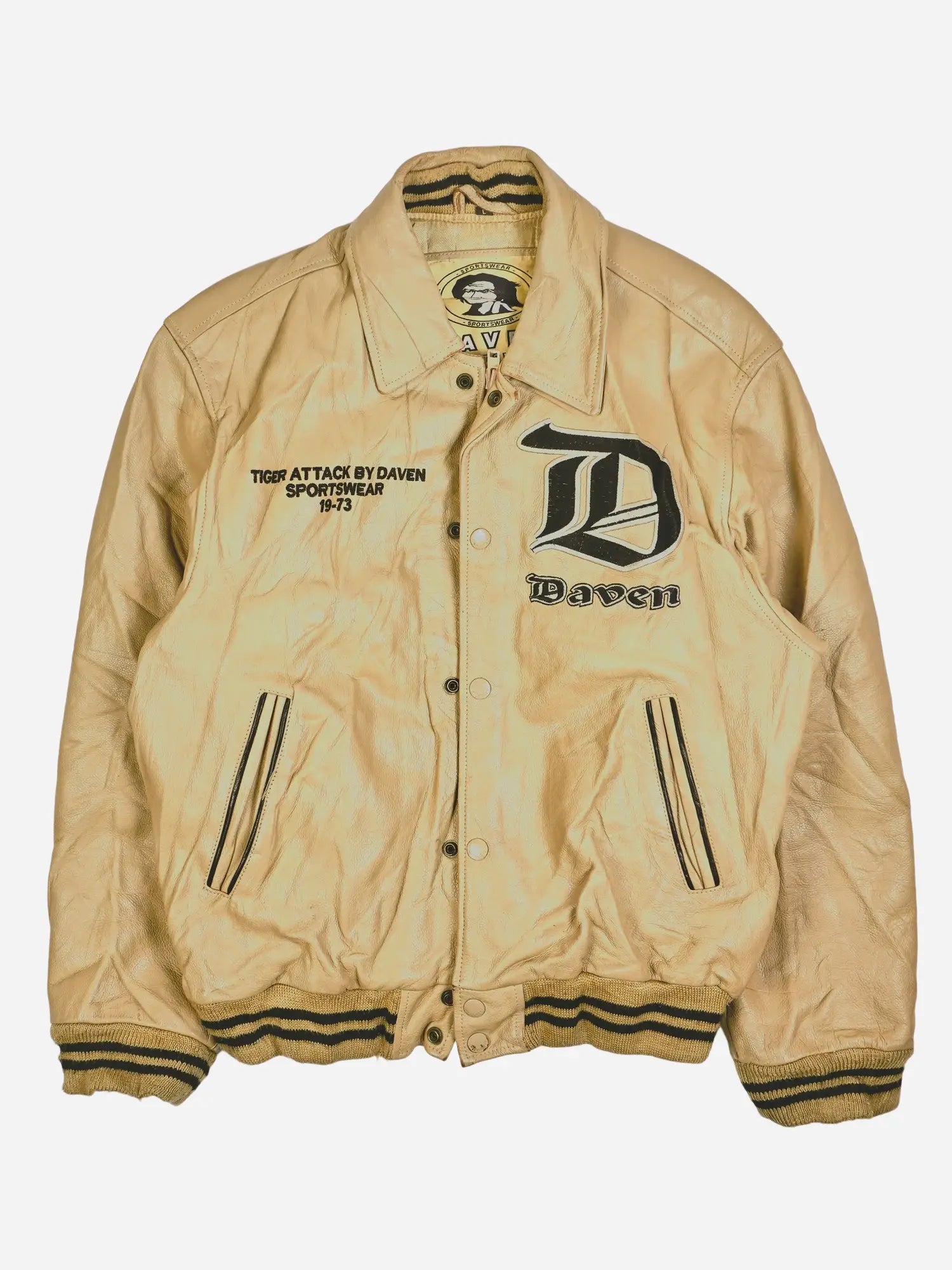 Vintage Daven Lederjacke (L)