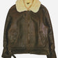 Vintage Piloten Lederjacke (L)