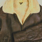 Vintage Piloten Lederjacke (L)