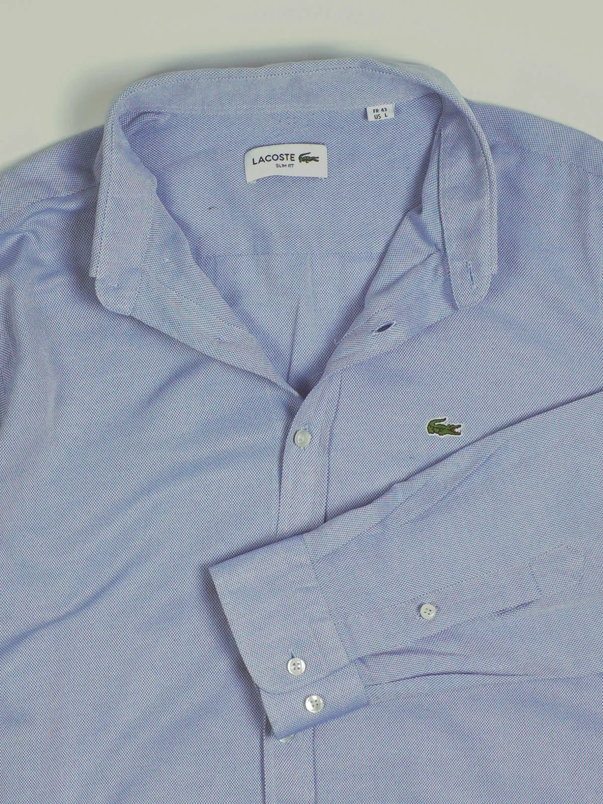 Lacoste Langarm Hemd (M)