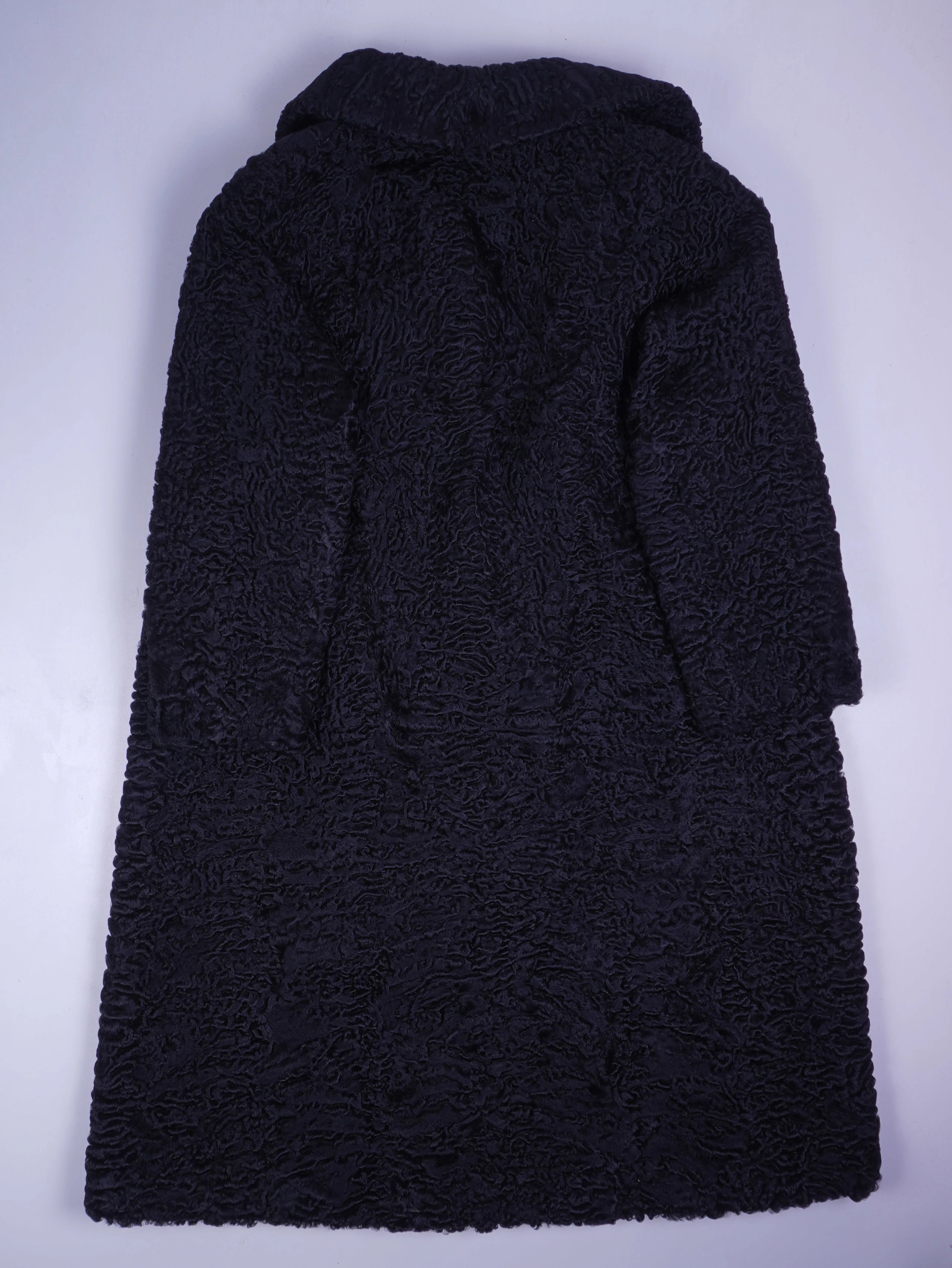 Vintage Felljacke Schwarz