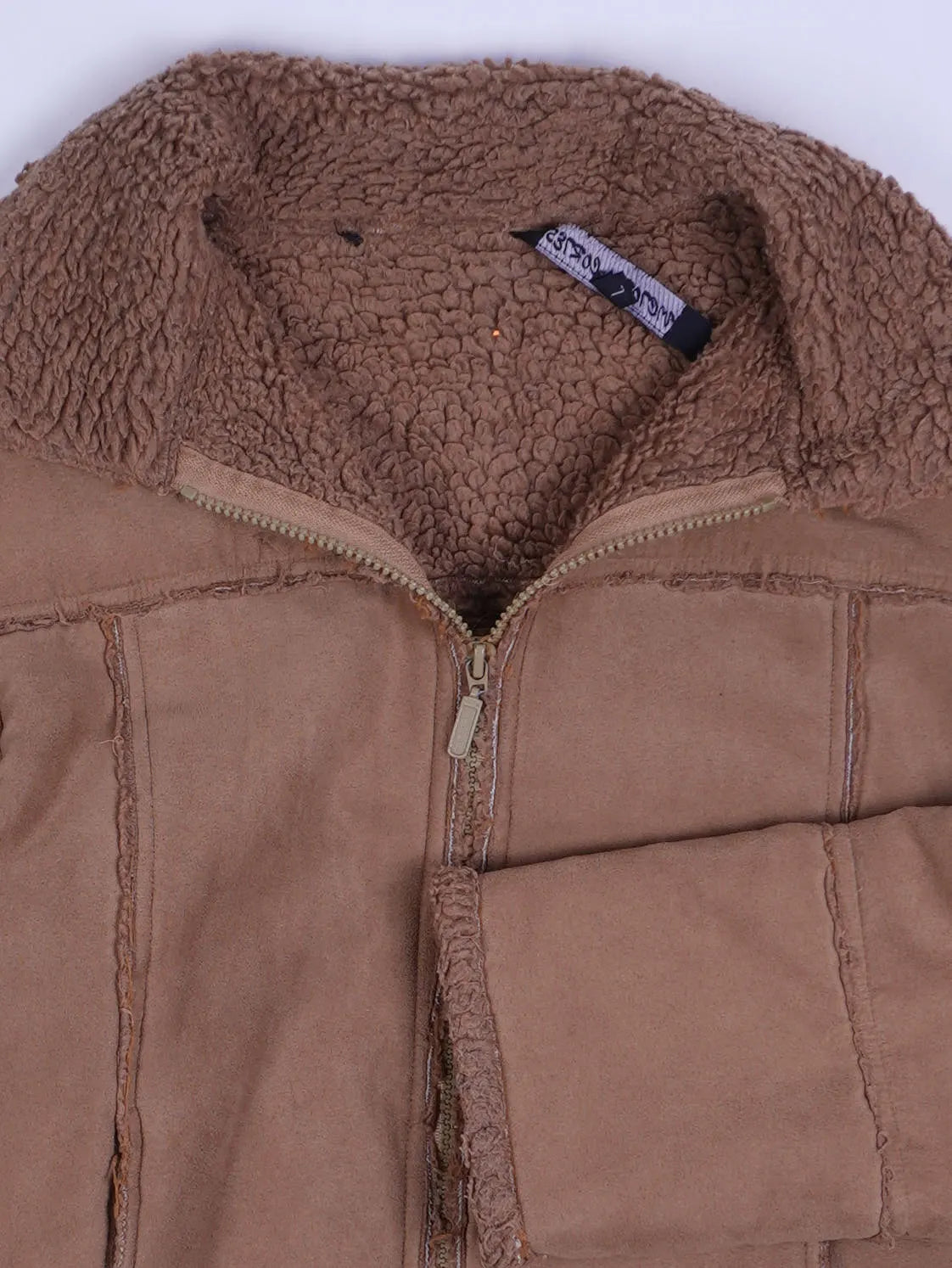 Vintage Felljacke Braun