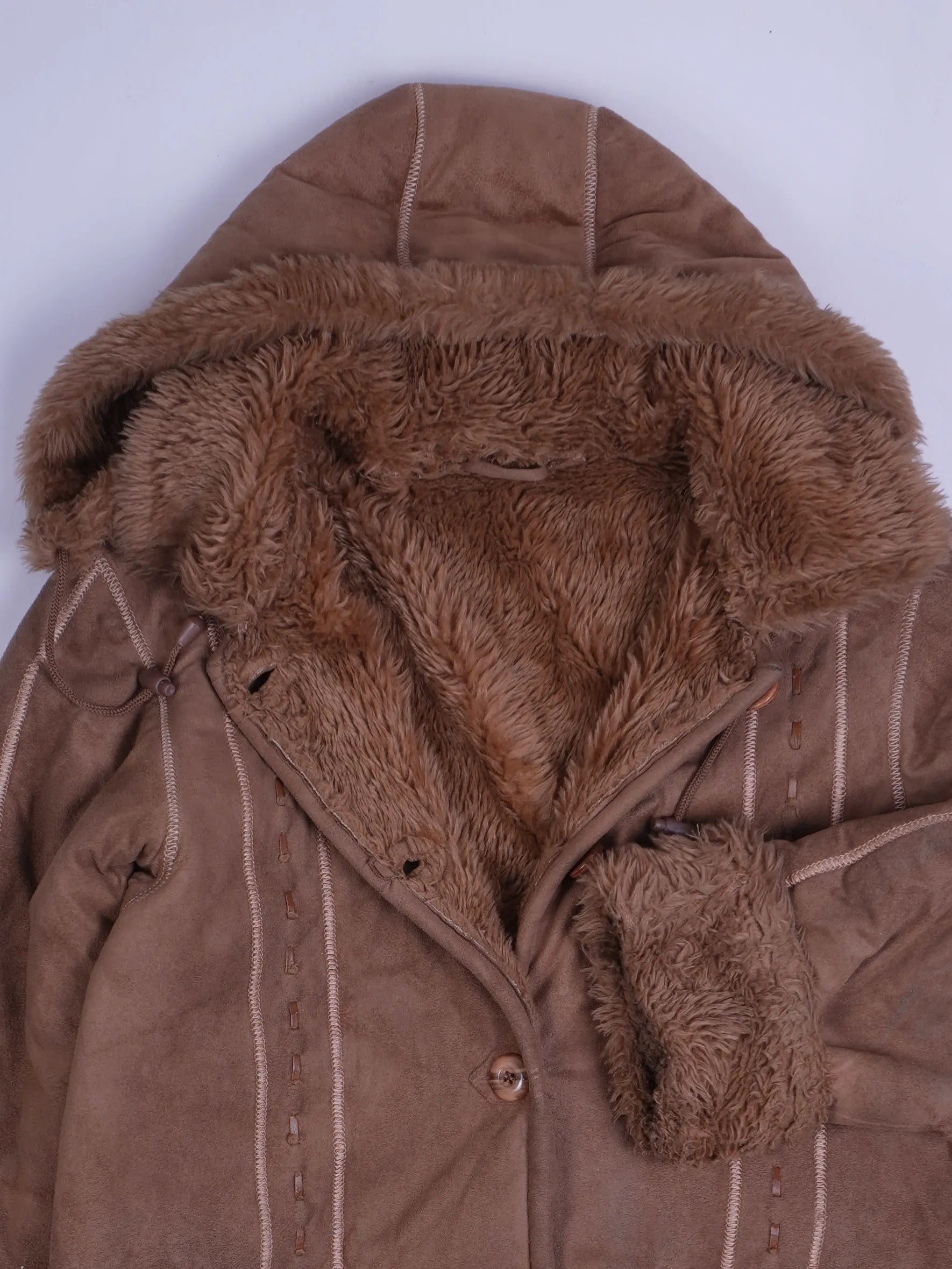 Vintage Mantel Braun