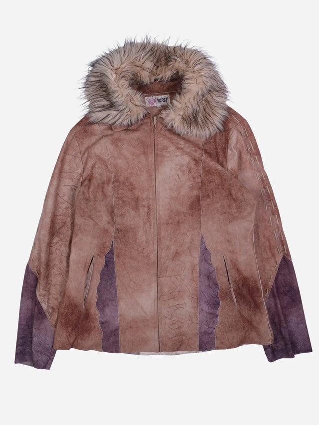 Vintage Lederjacke Braun (S)