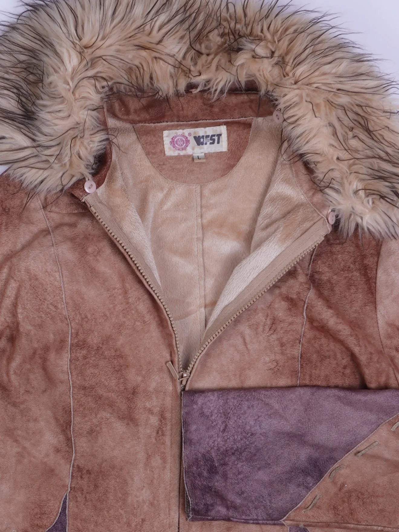 Vintage Lederjacke Braun