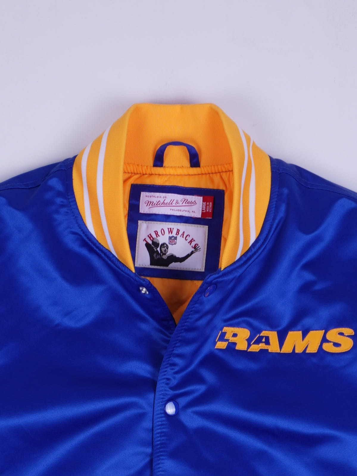 Mitchell & Ness Los Angeles Rams NFL College Jacke (L)