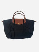 Longchamp Shopper Tasche Schwarz Y2k