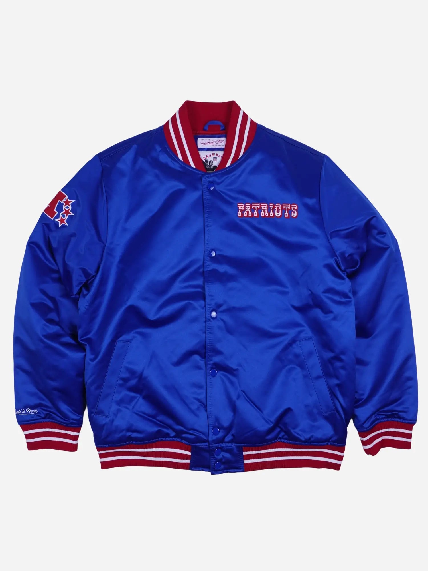 Mitchell & Ness New England Patriots NFL College Jacke (L)