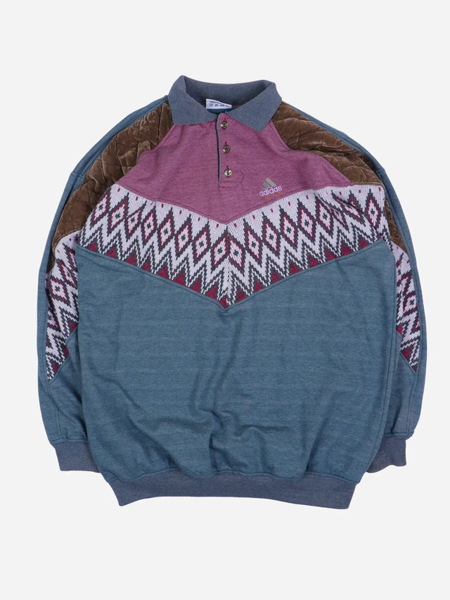Adidas Half Button Sweater (XL)
