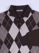 Vintage Half Button Sweater (L)