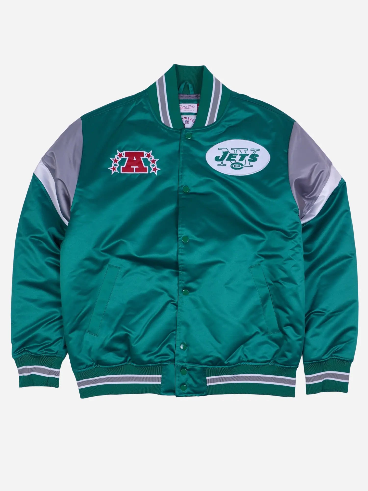 Mitchell & Ness Jets NFL College Jacke (L)