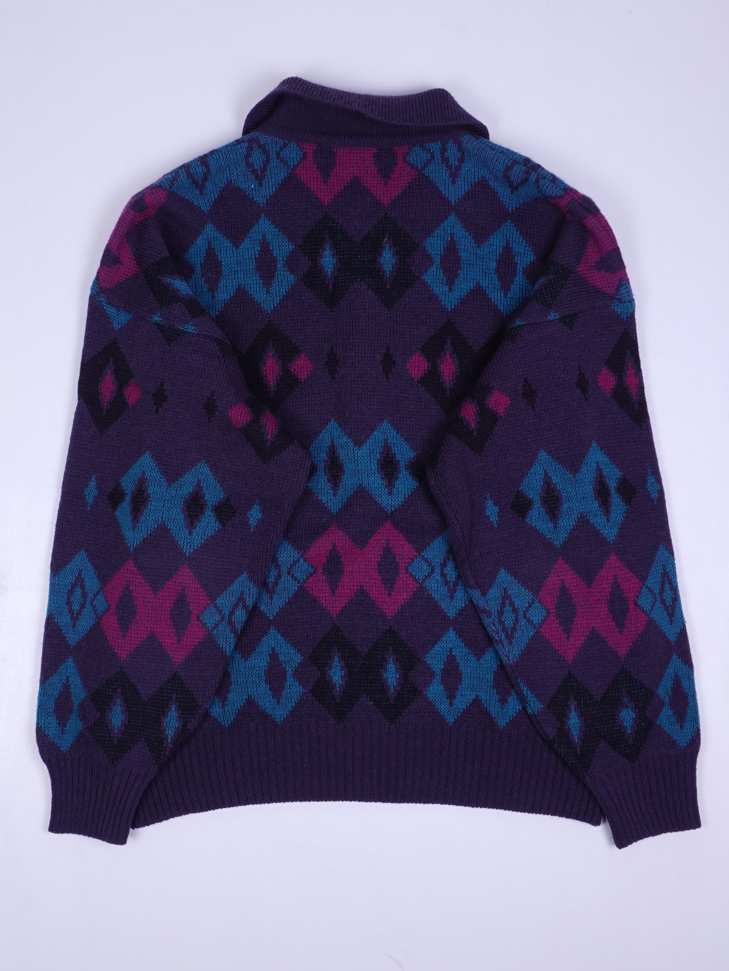 Vintage Half Button Sweater (M)