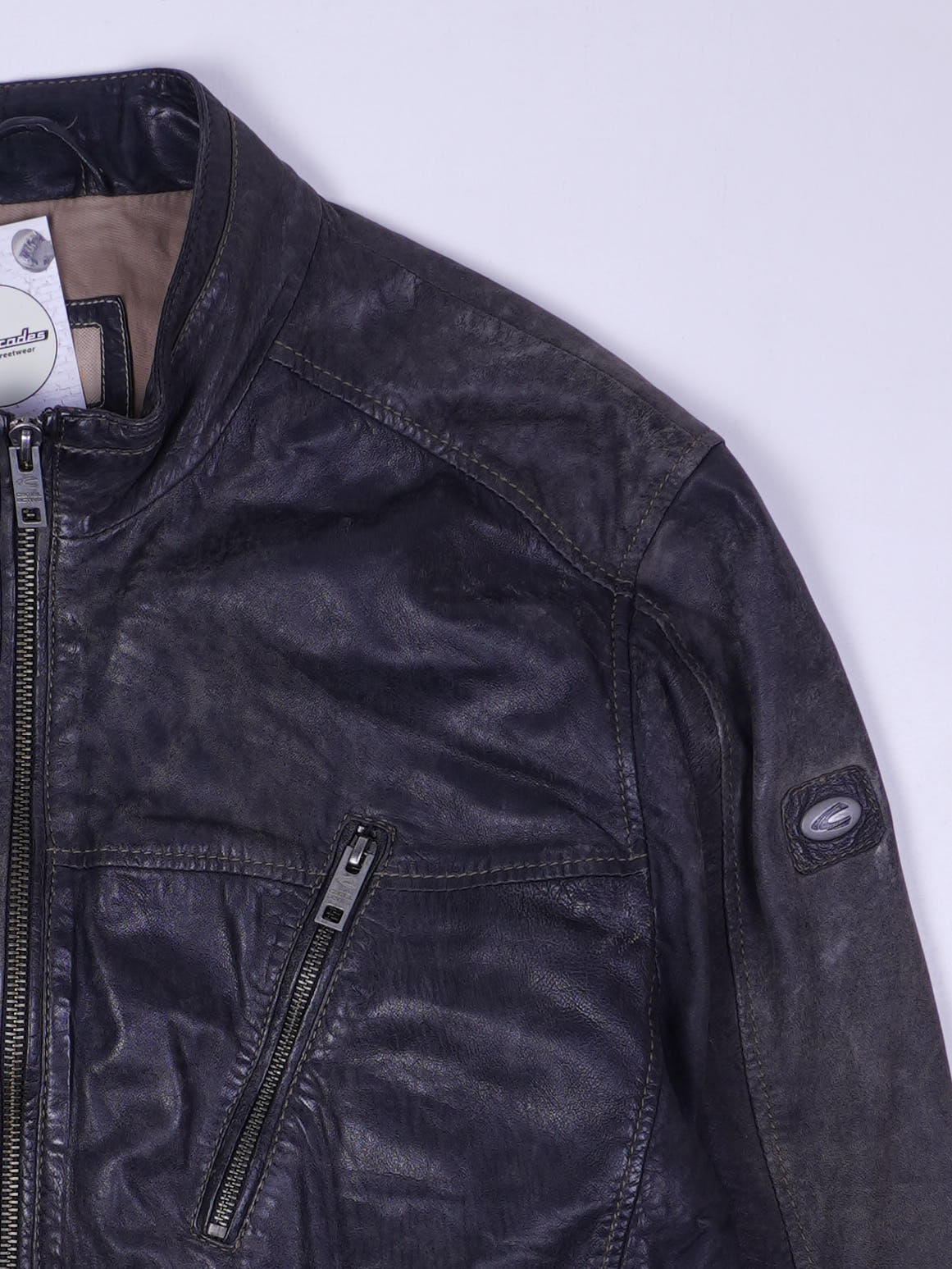 Camel Lederjacke (XL)