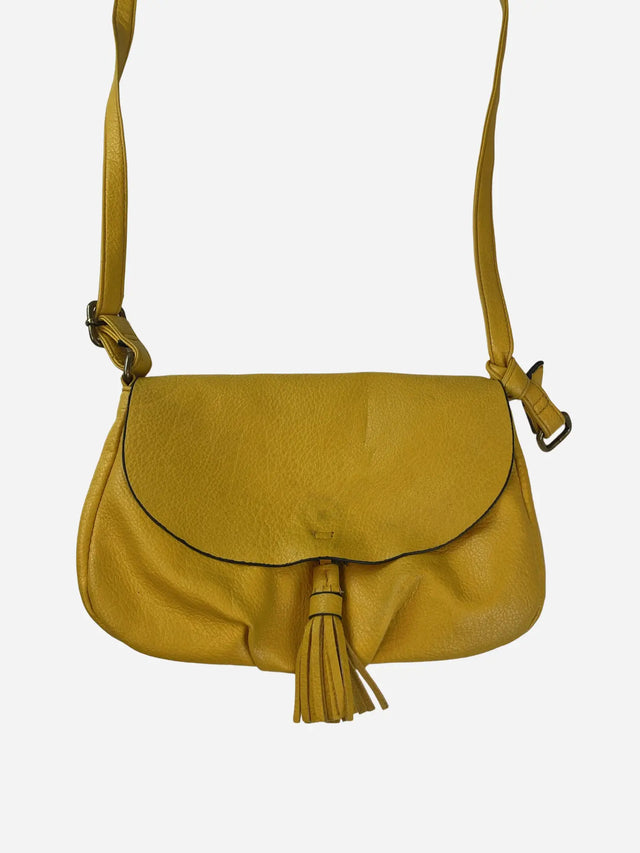 Mandolinee Y2K Tassel Tasche Gelb