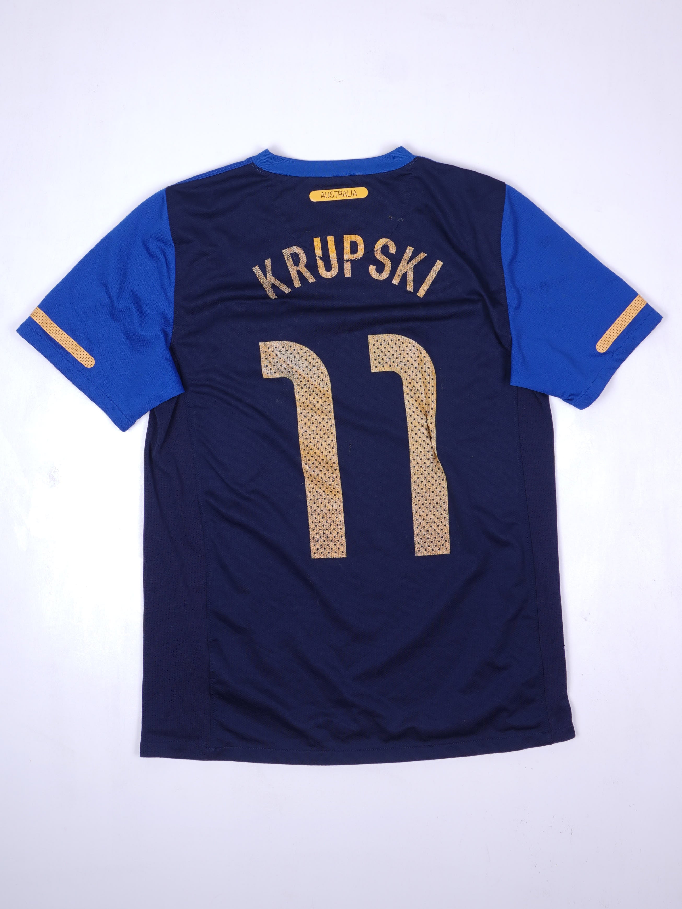 Nike Australien Mark Krupski 11 2010/12 Auswärts Trikot (S)