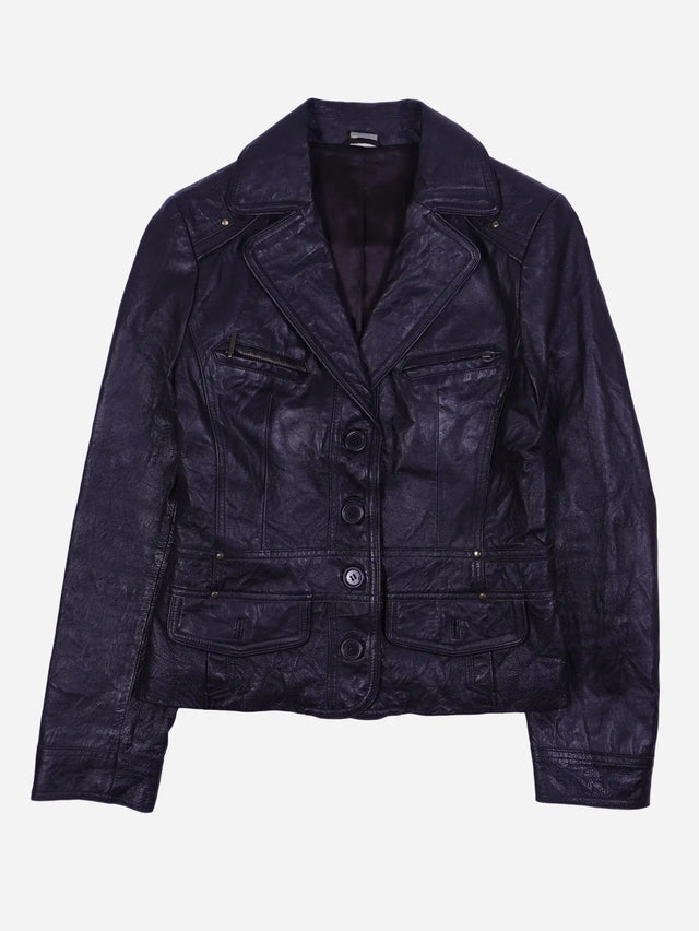 Vintage Lederjacke (M)