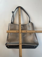L.credi Shopper Tasche Silber Y2k