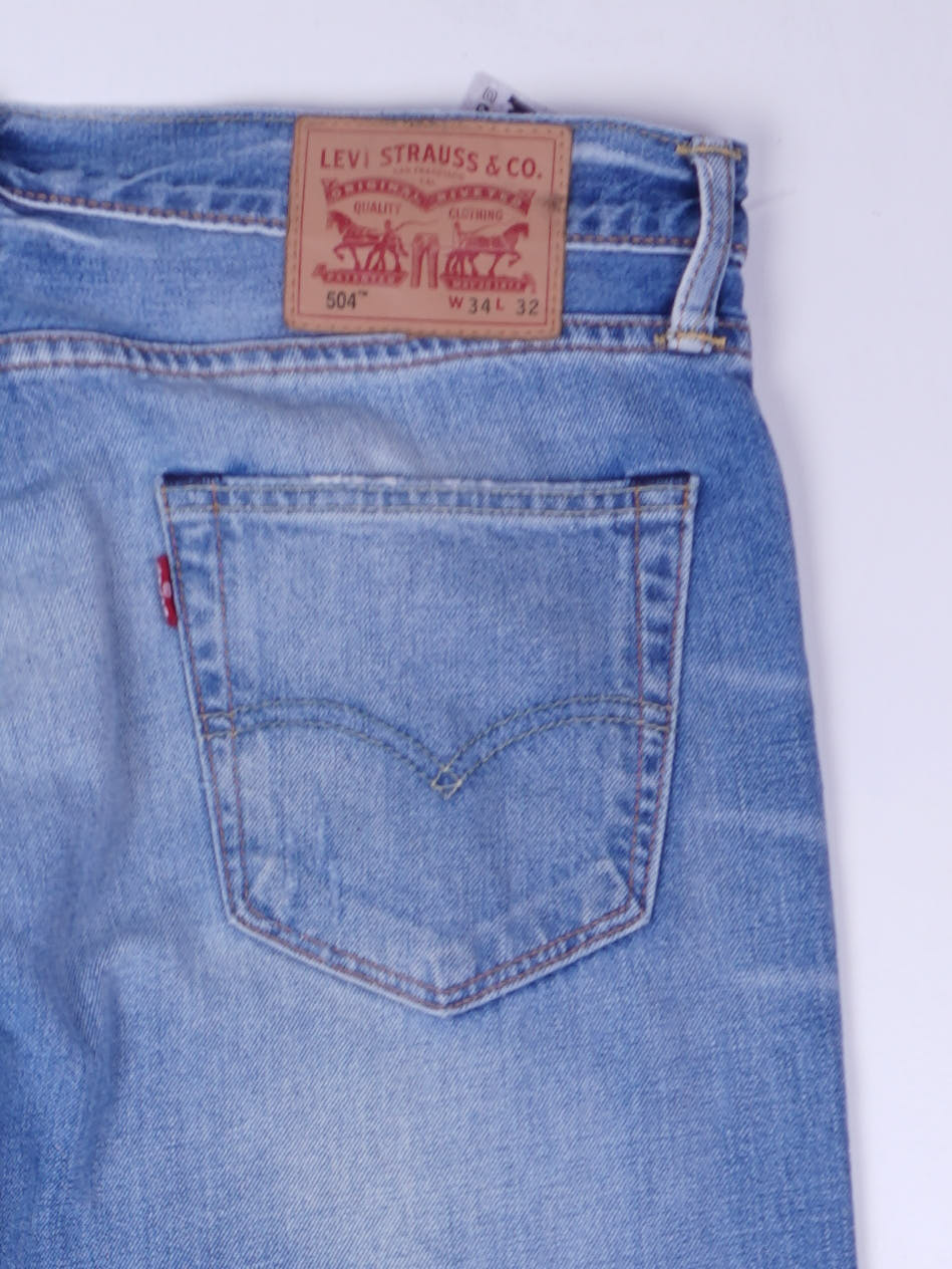Levis 504 Straight Leg Jeans (W34)