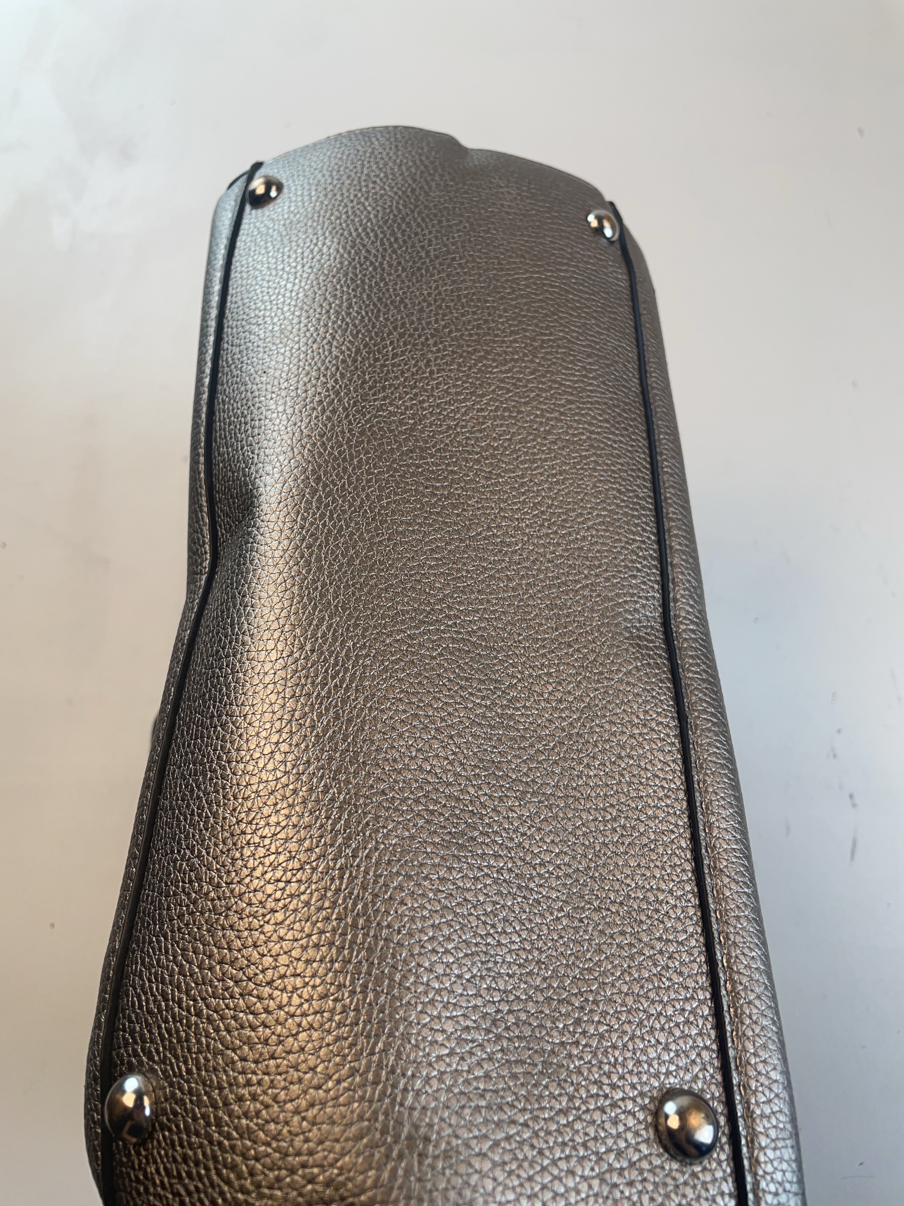 L.credi Shopper Tasche Silber Y2k