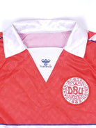 Hummel Dänemark 1988 Heim Trikot (XS)