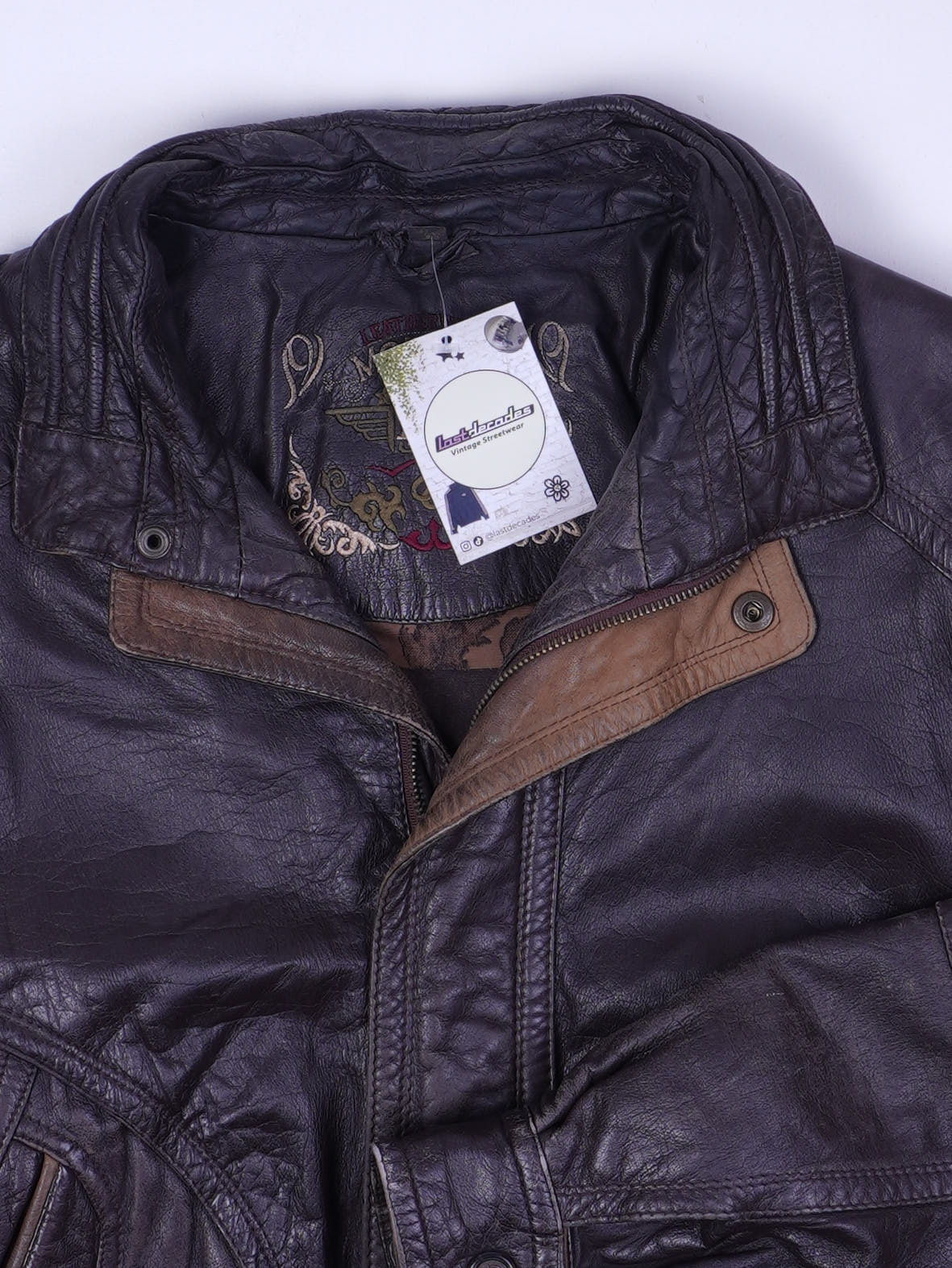 Vintage Lederjacke (S)