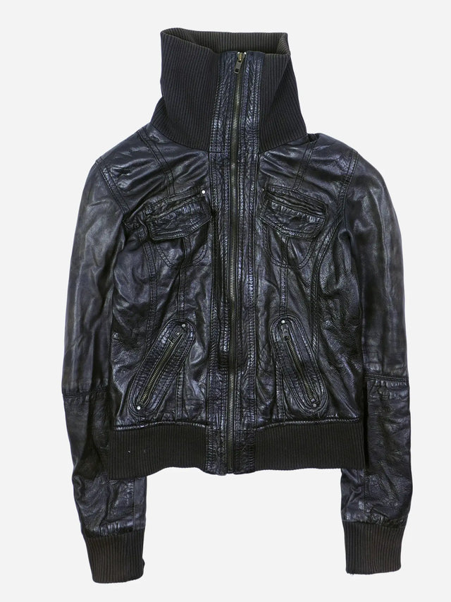 Vintage Lederjacke (XS)