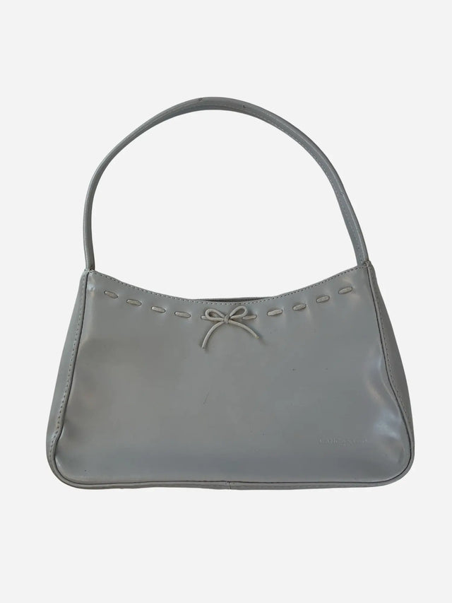 Schulter Tasche Grau Y2K