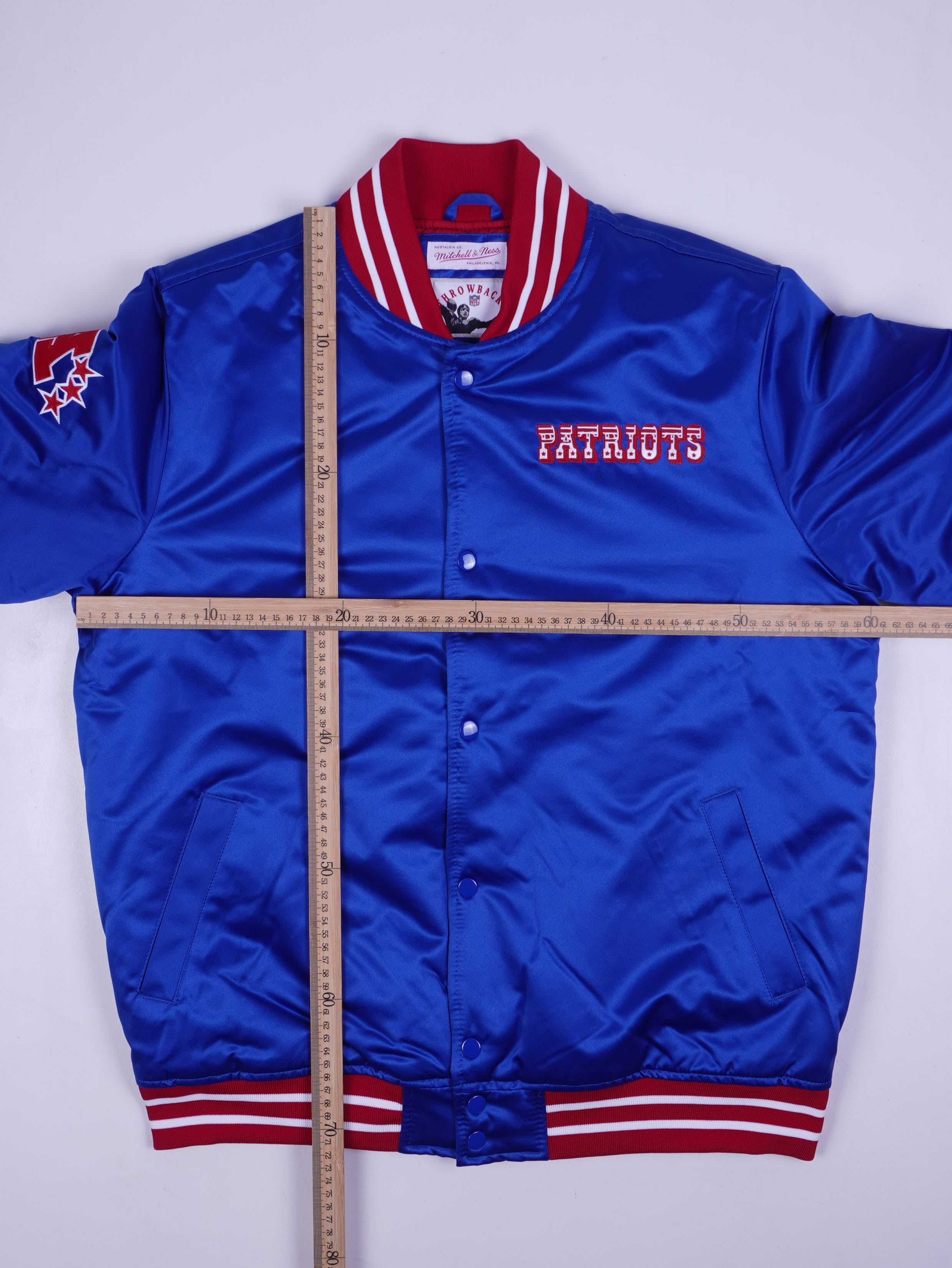 Mitchell & Ness New England Patriots NFL College Jacke (L)
