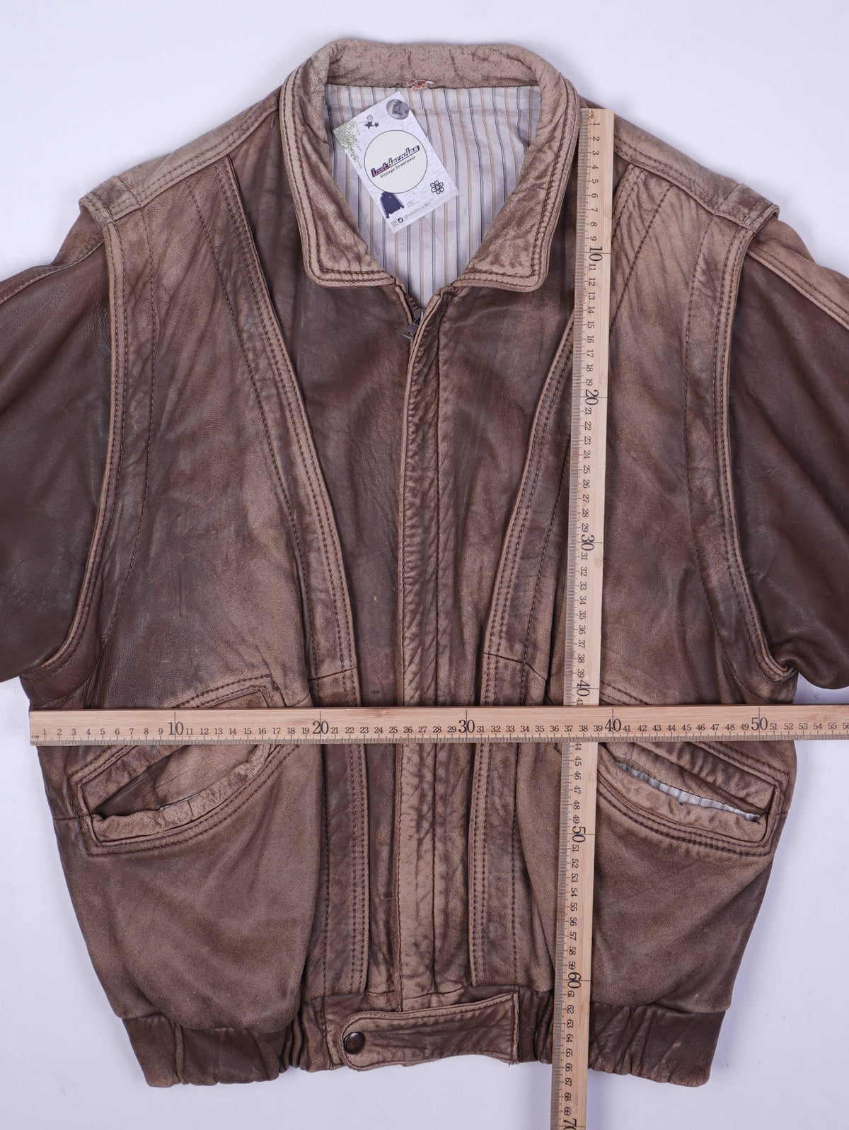 Vintage Lederjacke (M)