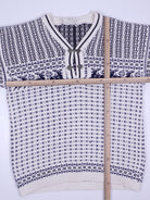 Vintage Half Button Sweater (XL)