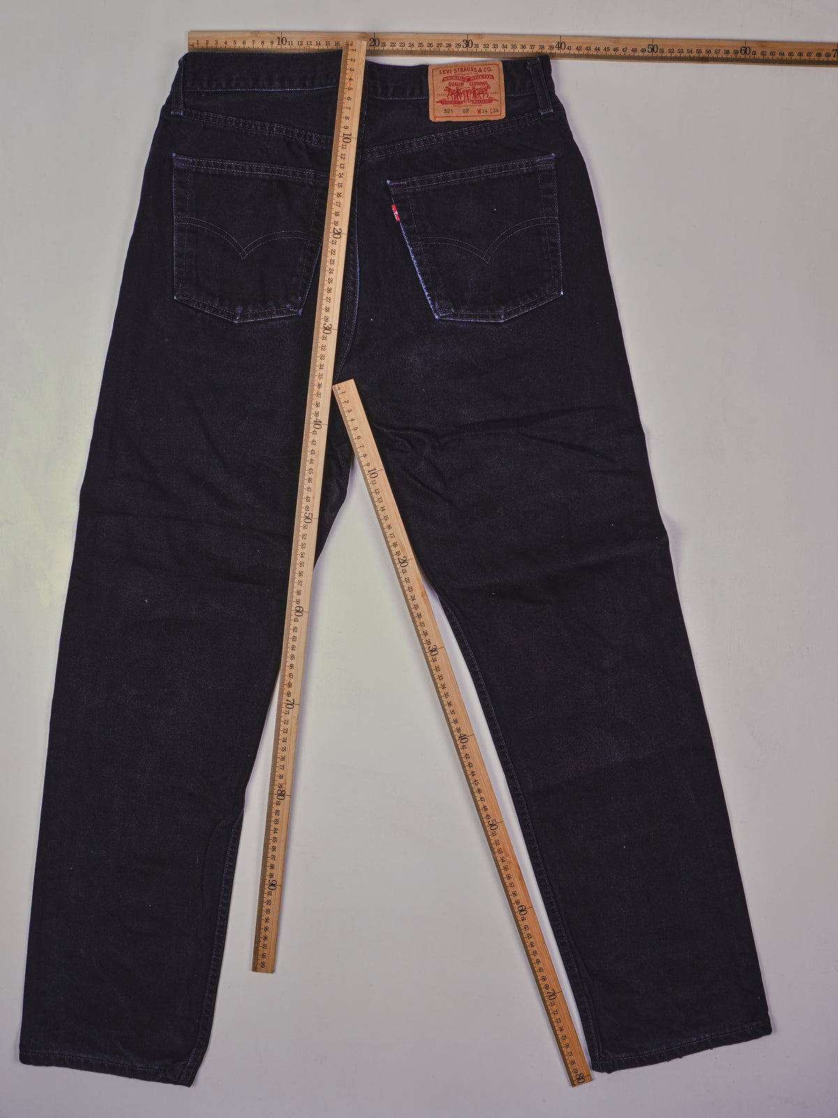 Levis 521 Straight Leg Jeans (W34)