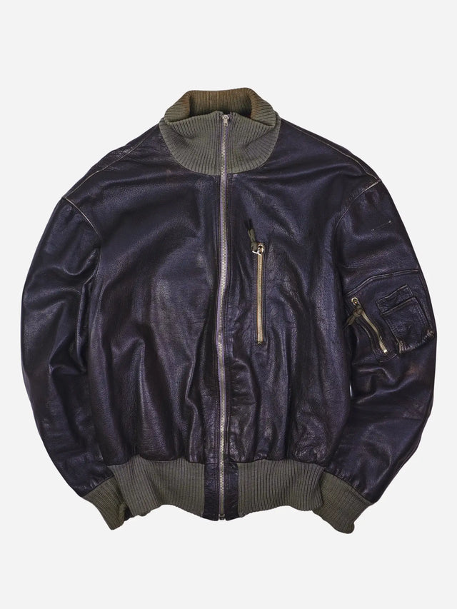Vintage Lederjacke (M)
