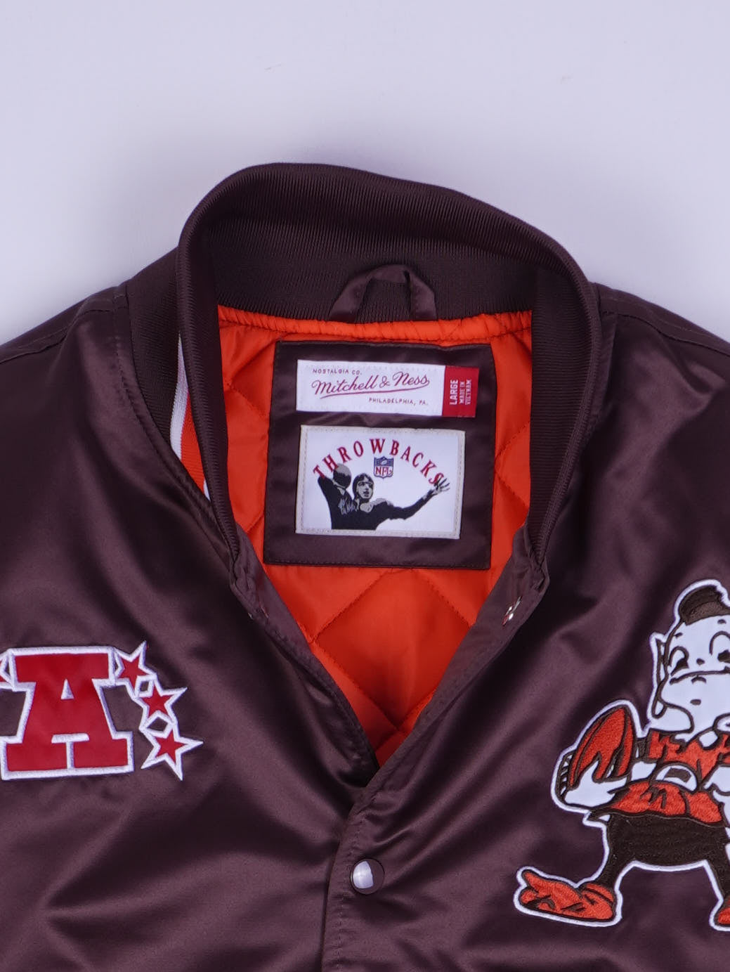 Mitchell & Ness Cleveland Browns NFL College Jacke (L)