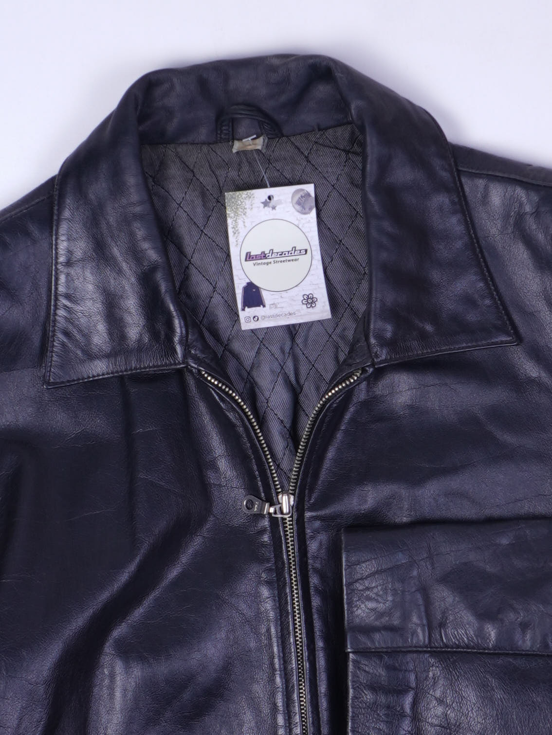 Vintage Lederjacke (L)