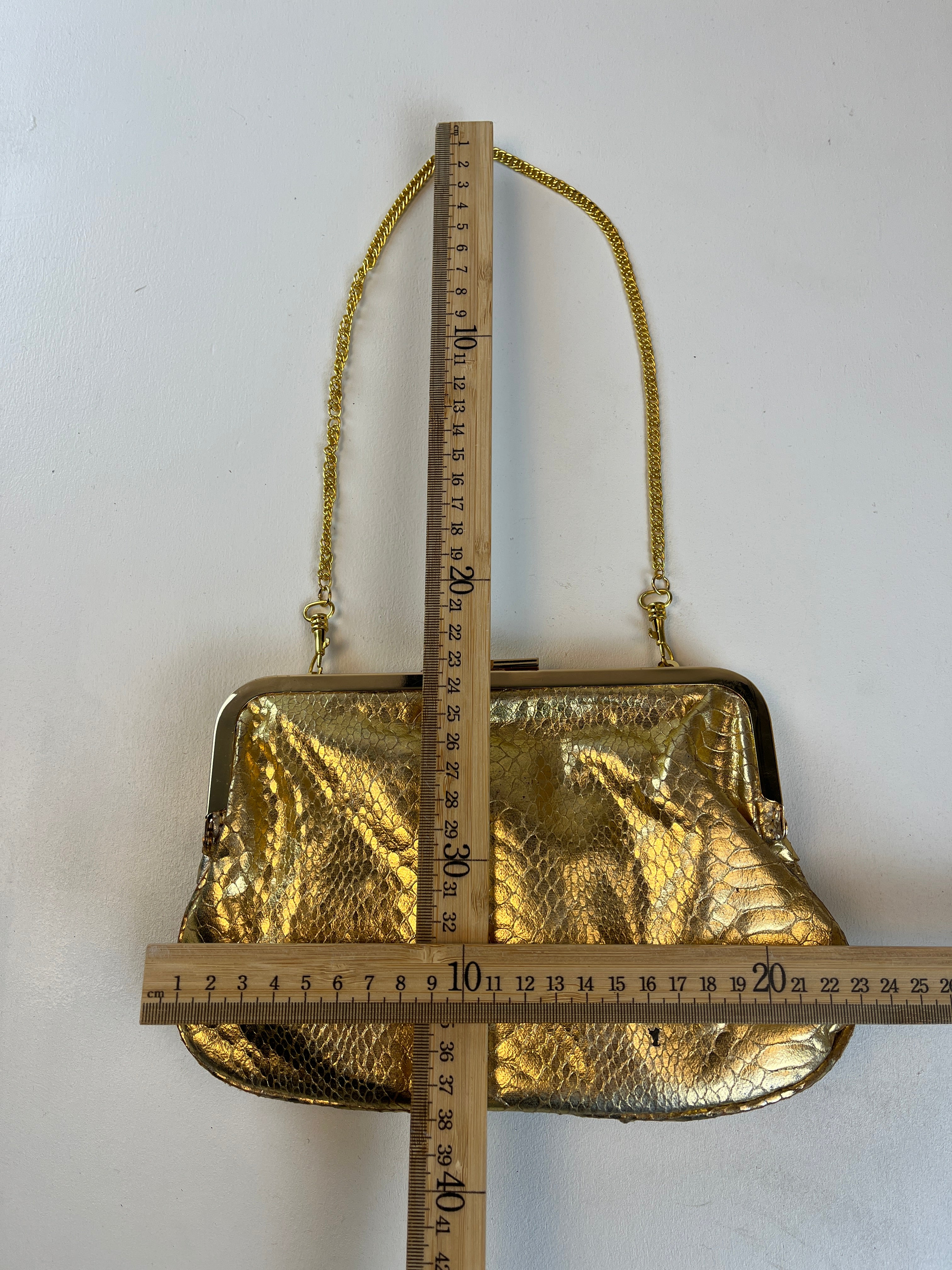 Vintage Tasche Gold