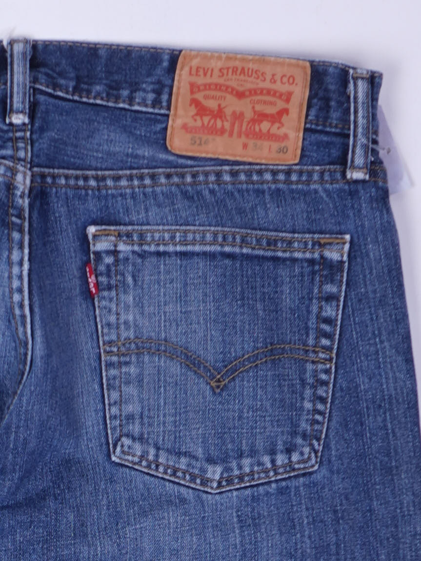 Levis 514 Straight Leg Jeans (W34)