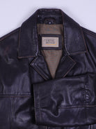 Camel Lederjacke (XL)