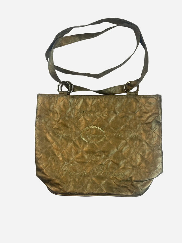 Glamourousesque Schulter Tasche Gold Y2k