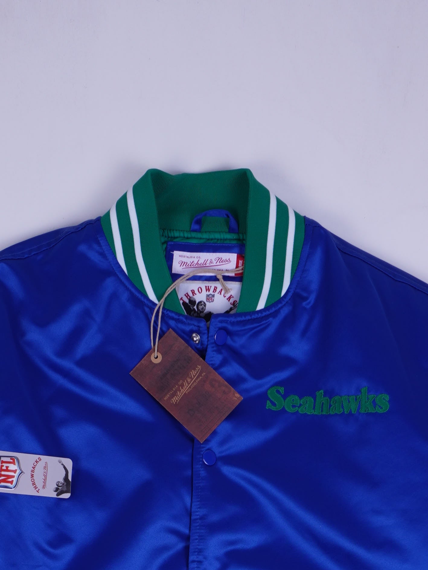Mitchell & Ness Seeatlle Seahwaks NFL College Jacke (L)