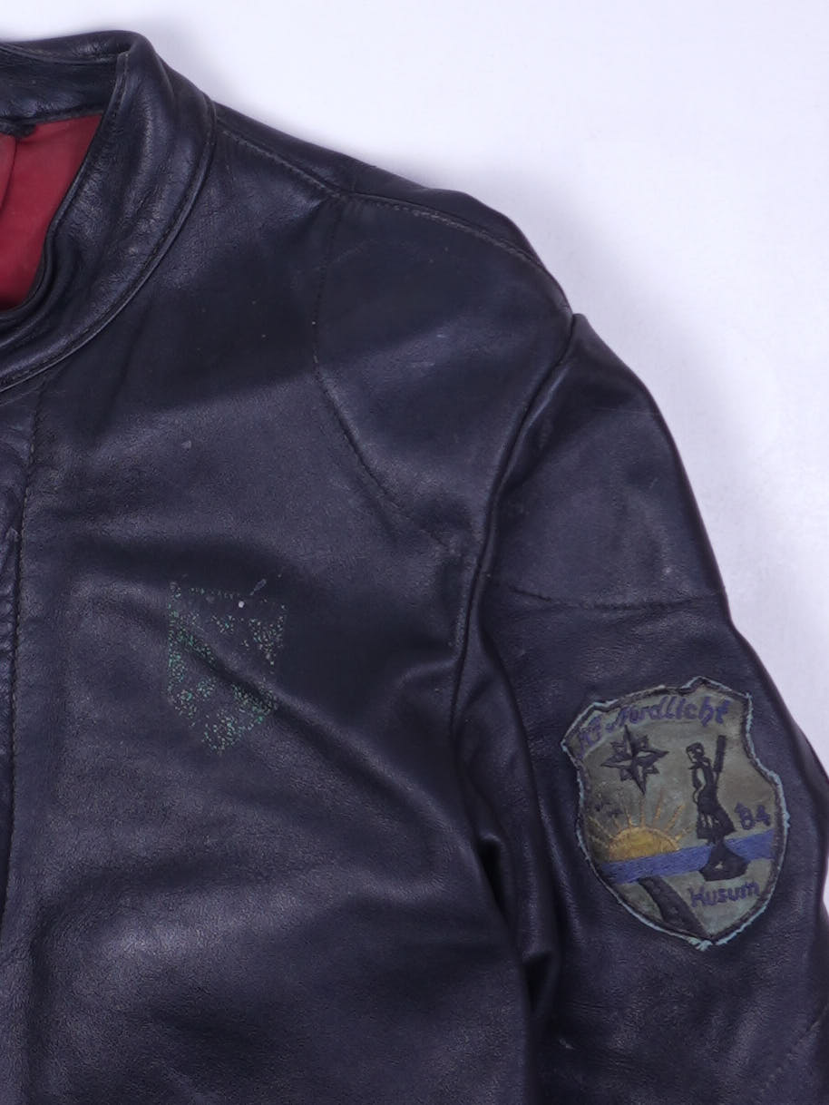 Vintage Lederjacke (XS)