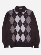 Vintage Half Button Sweater (L)