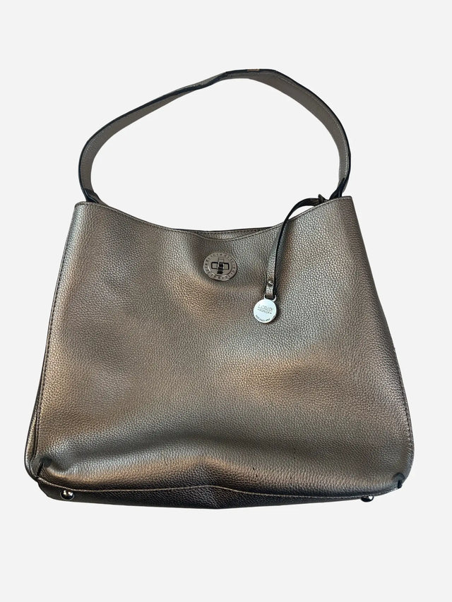 L.credi Shopper Tasche Silber Y2k